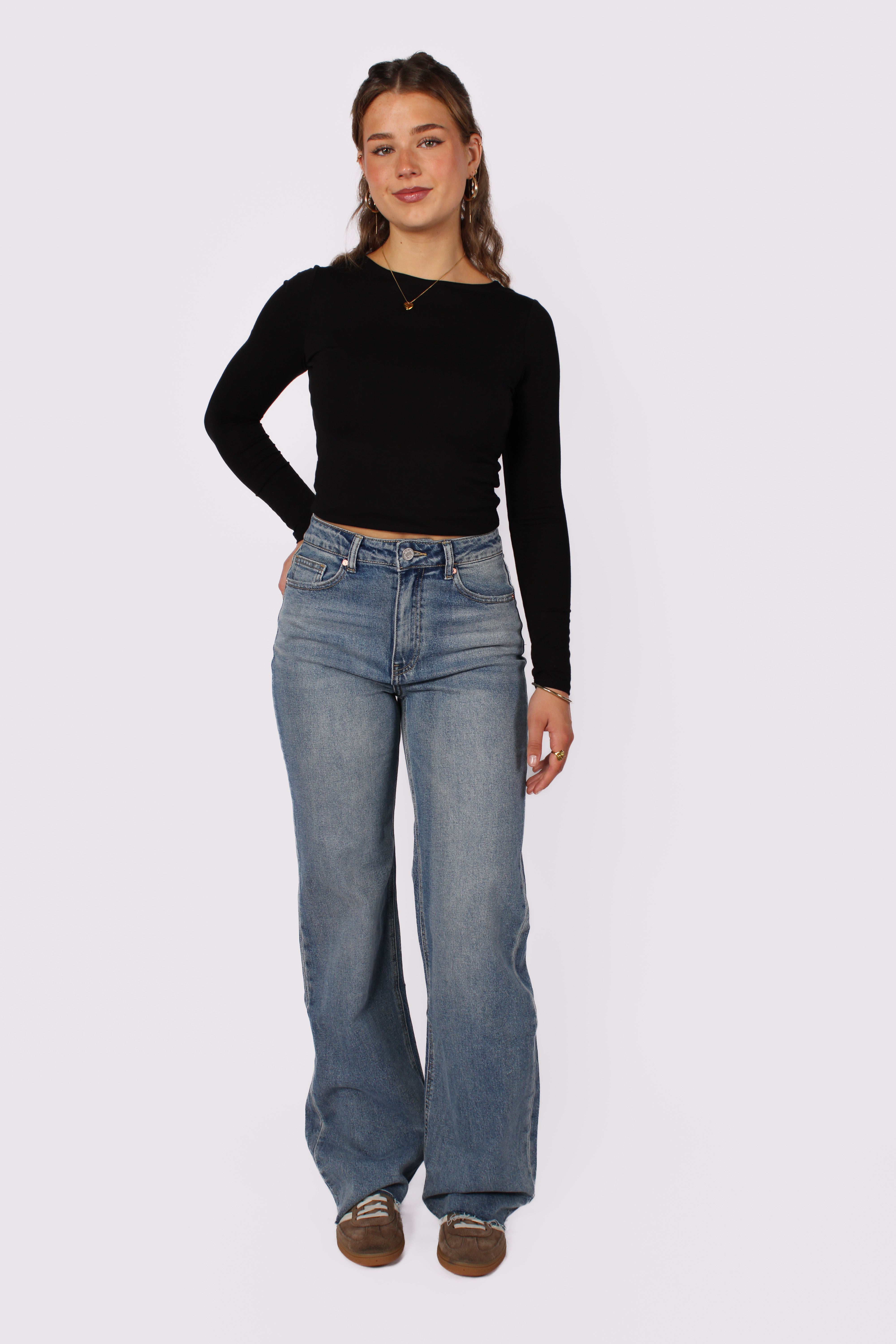 ''TALL'' WIDE LEG JEANS 3636-19 - DENIM