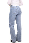 ''PLUSSIZE TALL'' GOODIES WIDE LEG JEANS - LIGHT DENIM