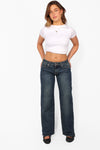 LOW WAIST WIDE LEG JEANS 5061
