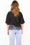 CAUGHT FEELINGS LACE TEE
