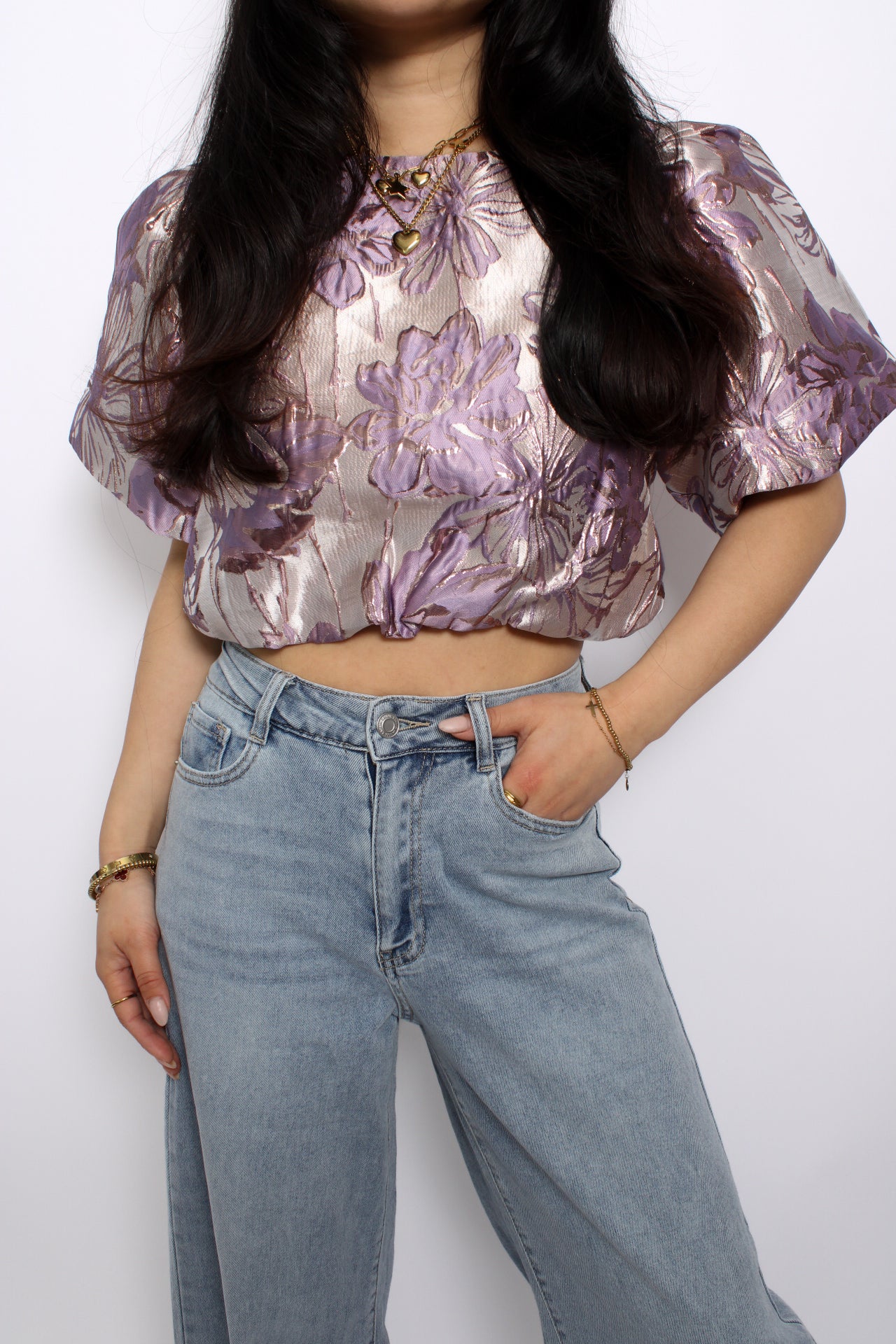 bloemen cropped top bloemen top floral top