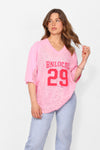 JERSEY LACE TEE