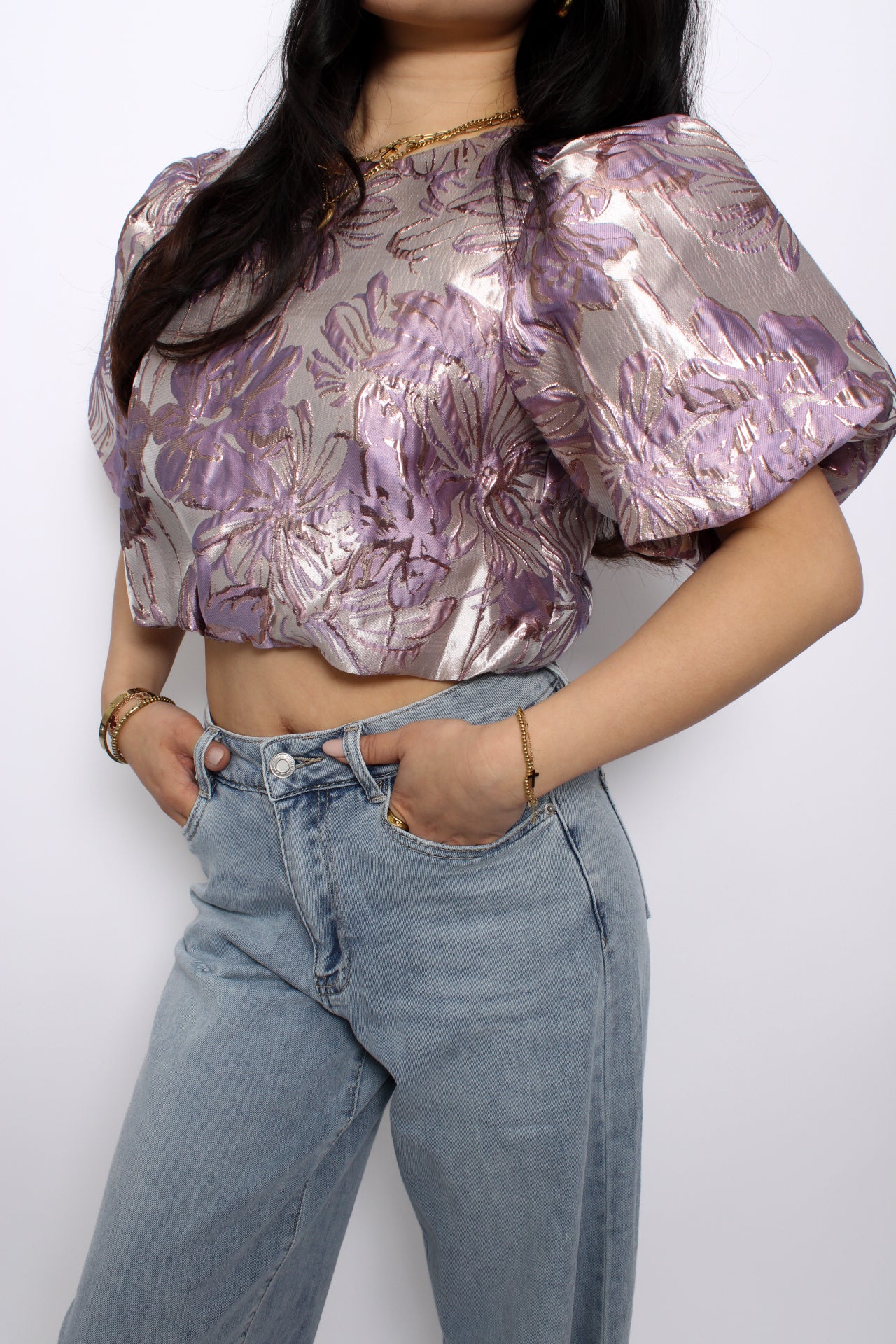 bloemen cropped top bloemen top floral top