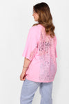 JERSEY LACE TEE