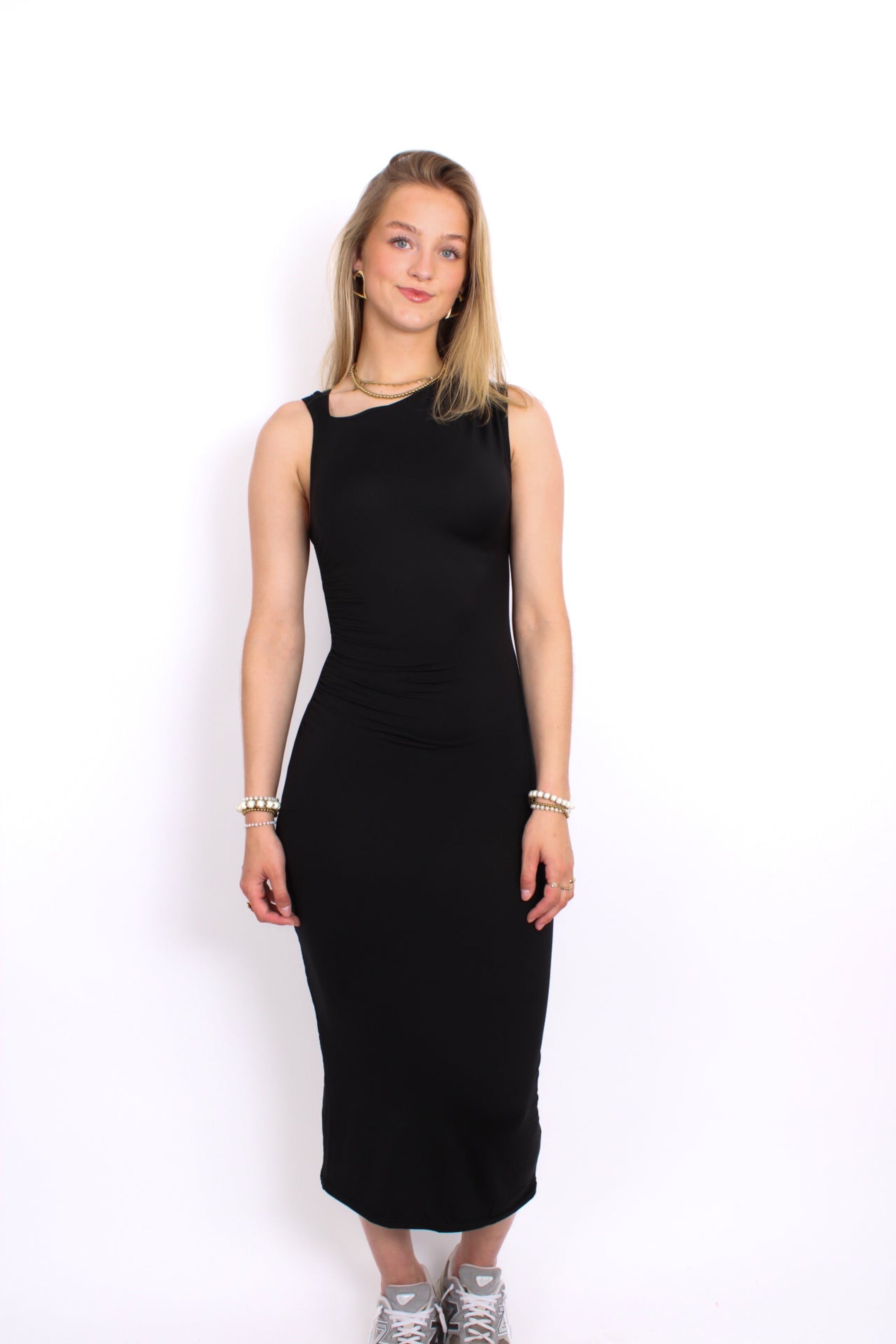 MAXI DRESS 2518 - BLACK