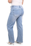 ''PLUSSIZE'' WIDE LEG JEANS 8049-2 - DENIM