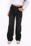 WIDE LEG JEANS 876-17 - ANTHRACITE