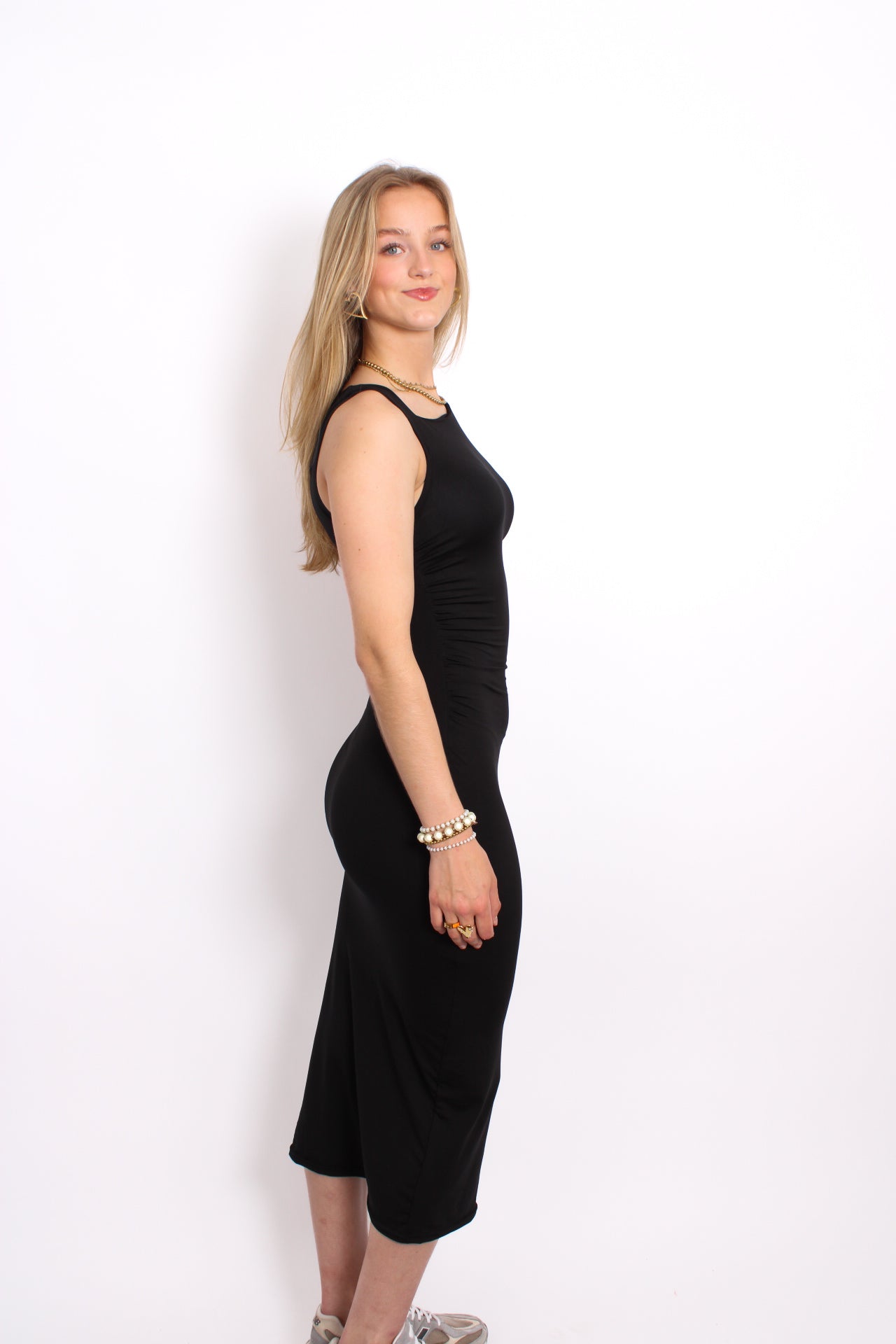 MAXI DRESS 2518 - BLACK