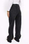 WIDE LEG JEANS 876-17 - ANTHRACITE