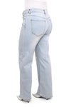 ''PLUSSIZE'' WIDE LEG JEANS 8049-1 - LIGHT DENIM