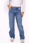 WIDE LEG LOW WAIST JEANS 981-7 - DENIM