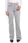 ''TALL'' WIDE LEG MID WAIST JEANS 3152 - LIGHT GREY