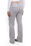 ''TALL'' WIDE LEG MID WAIST JEANS 3152 - LIGHT GREY