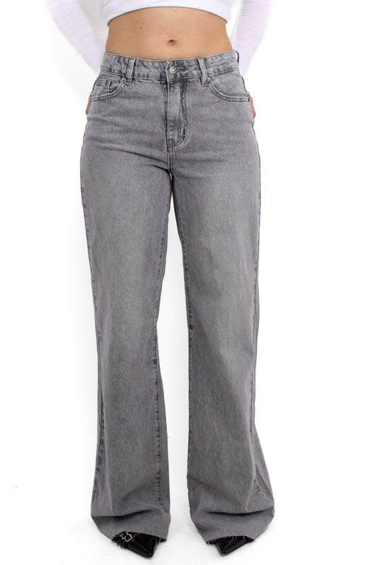 ''TALL'' WIDE LEG JEANS 9136 - GREY