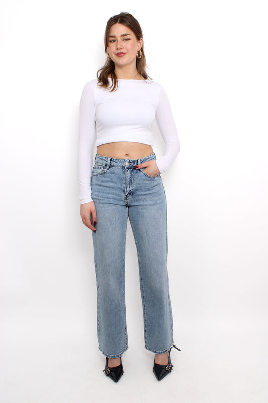 WIDE LEG JEANS 6320-17 - DENIM