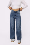 ''PETITE'' WIDE LEG JEANS 6742-1 - DENIM