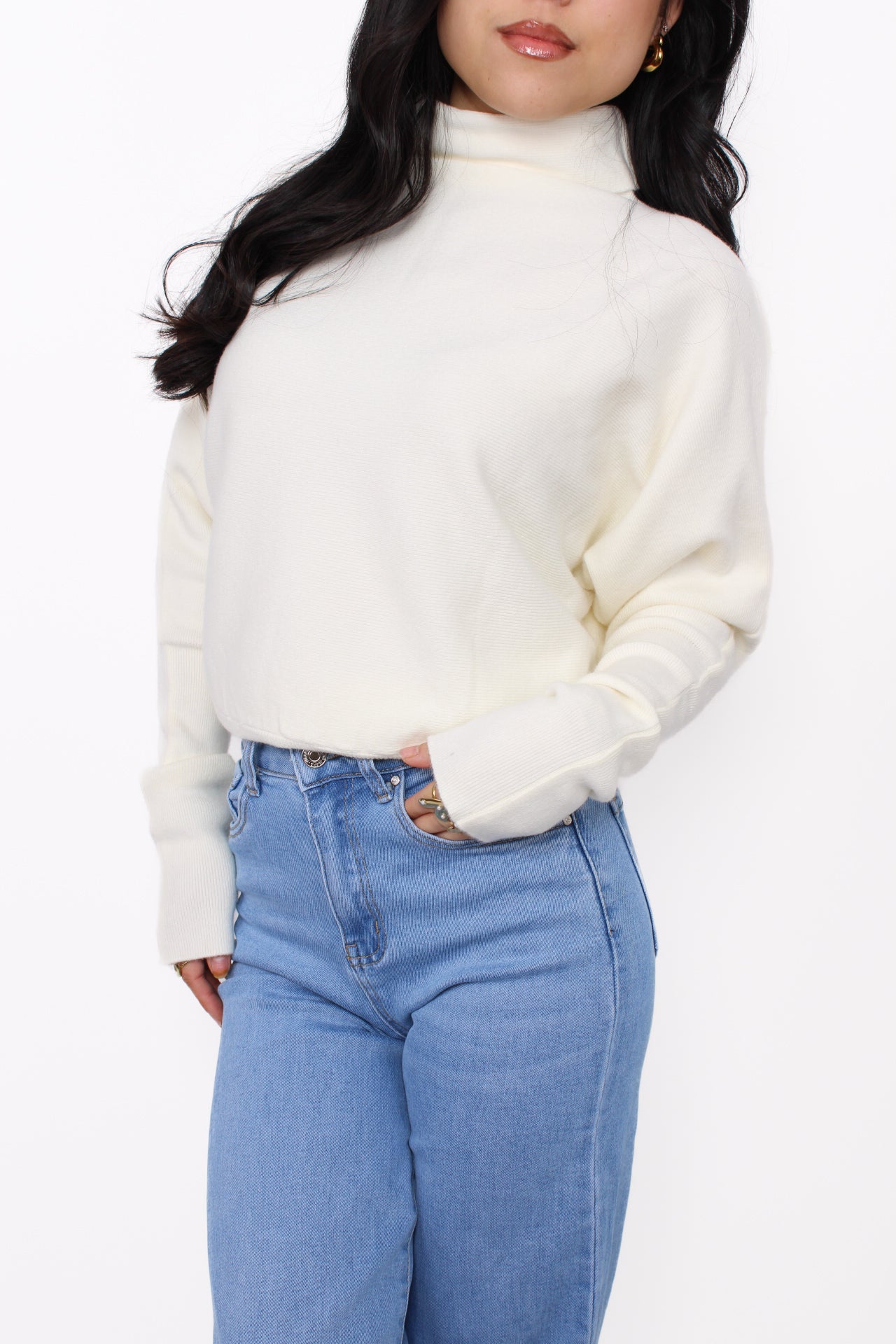 NYOMI SWEATER - ECRU