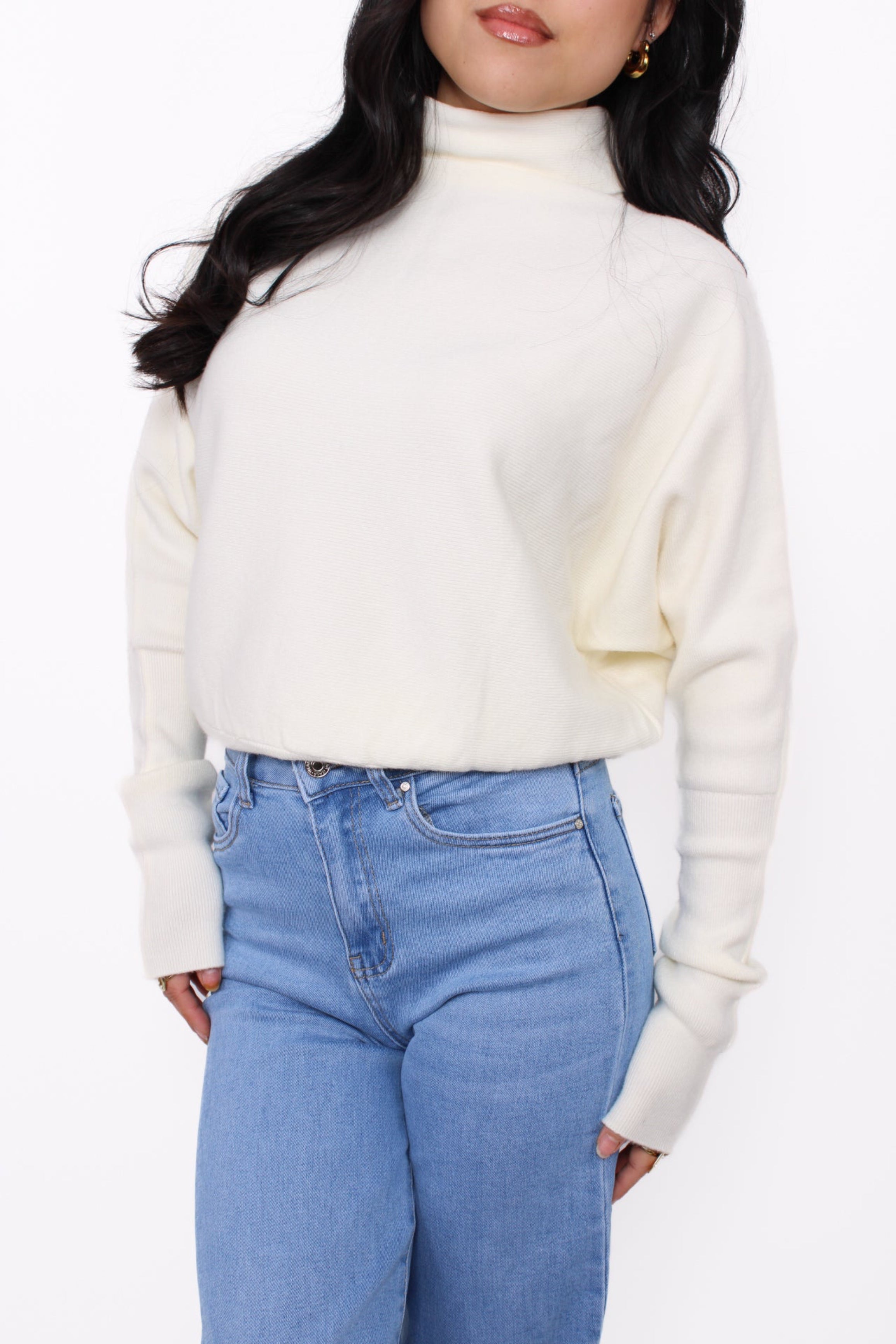 NYOMI SWEATER - ECRU