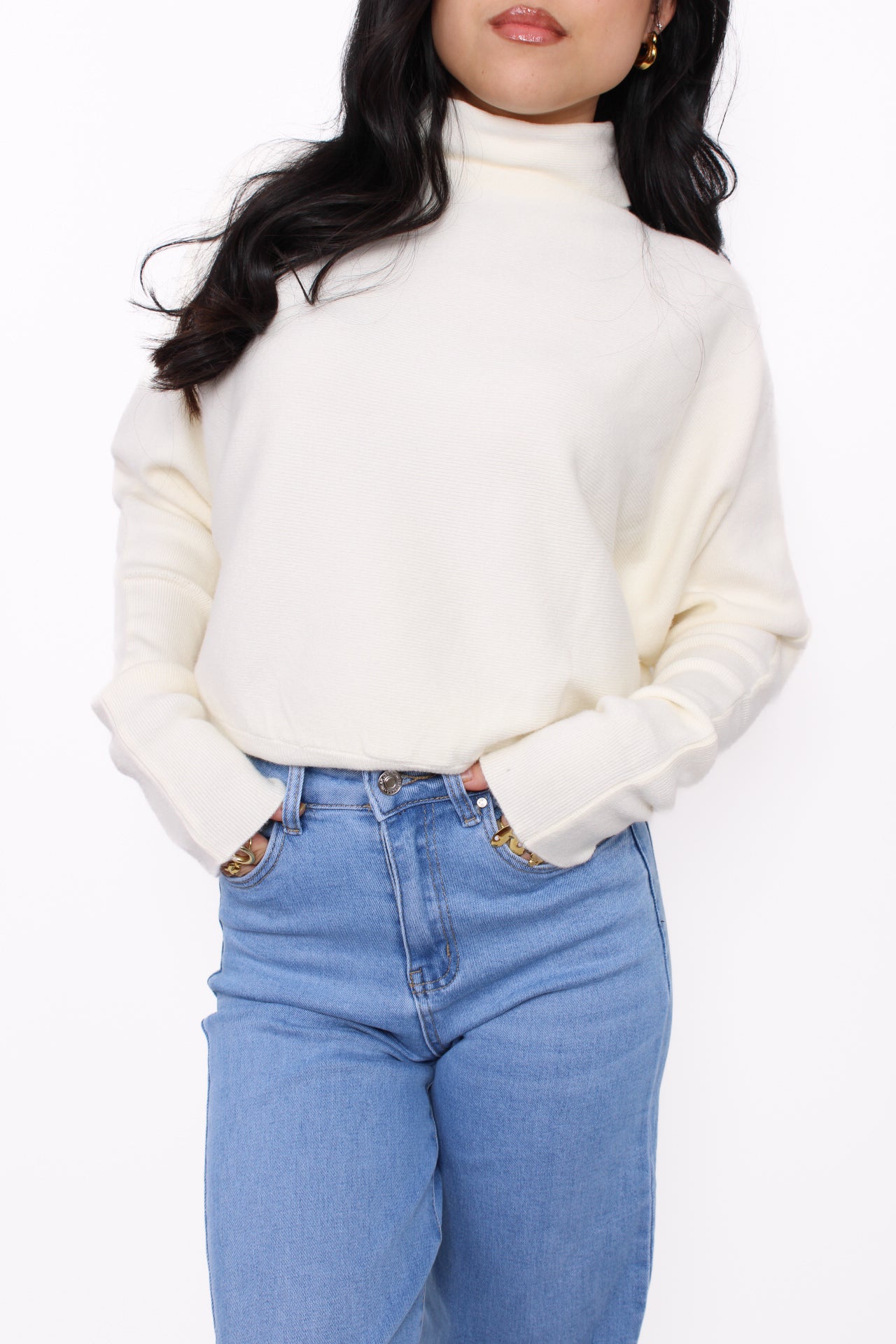 NYOMI SWEATER - ECRU