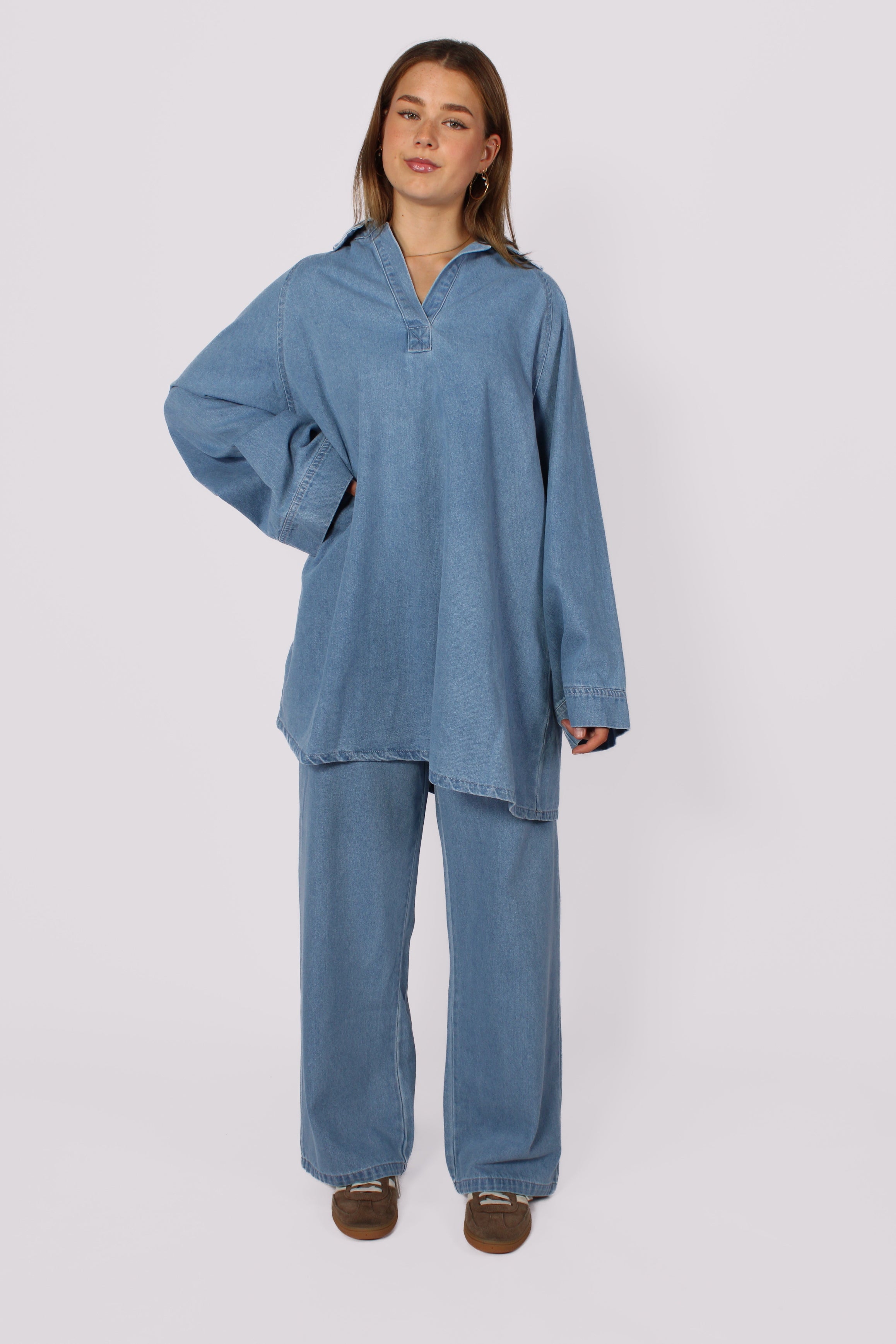 AISHA SET - DENIM