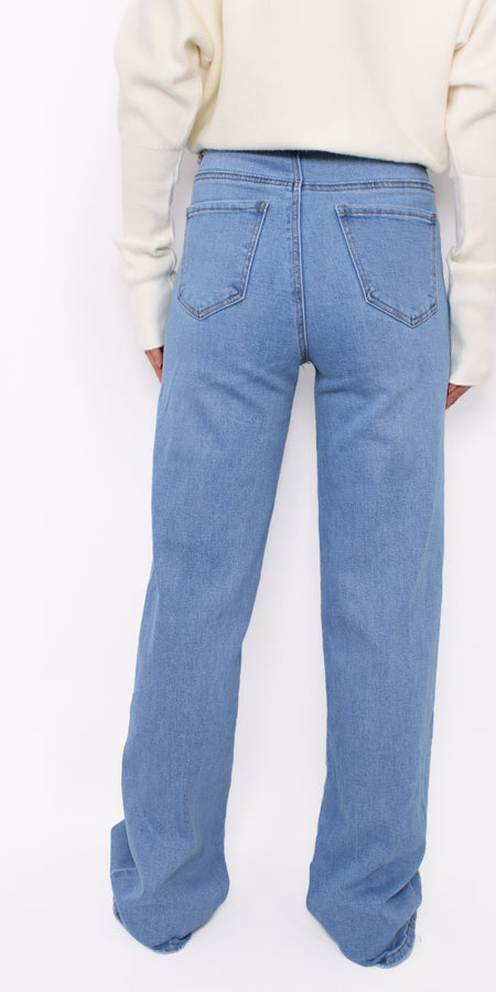 GOODIES WIDE LEG JEANS 2703 - DENIM