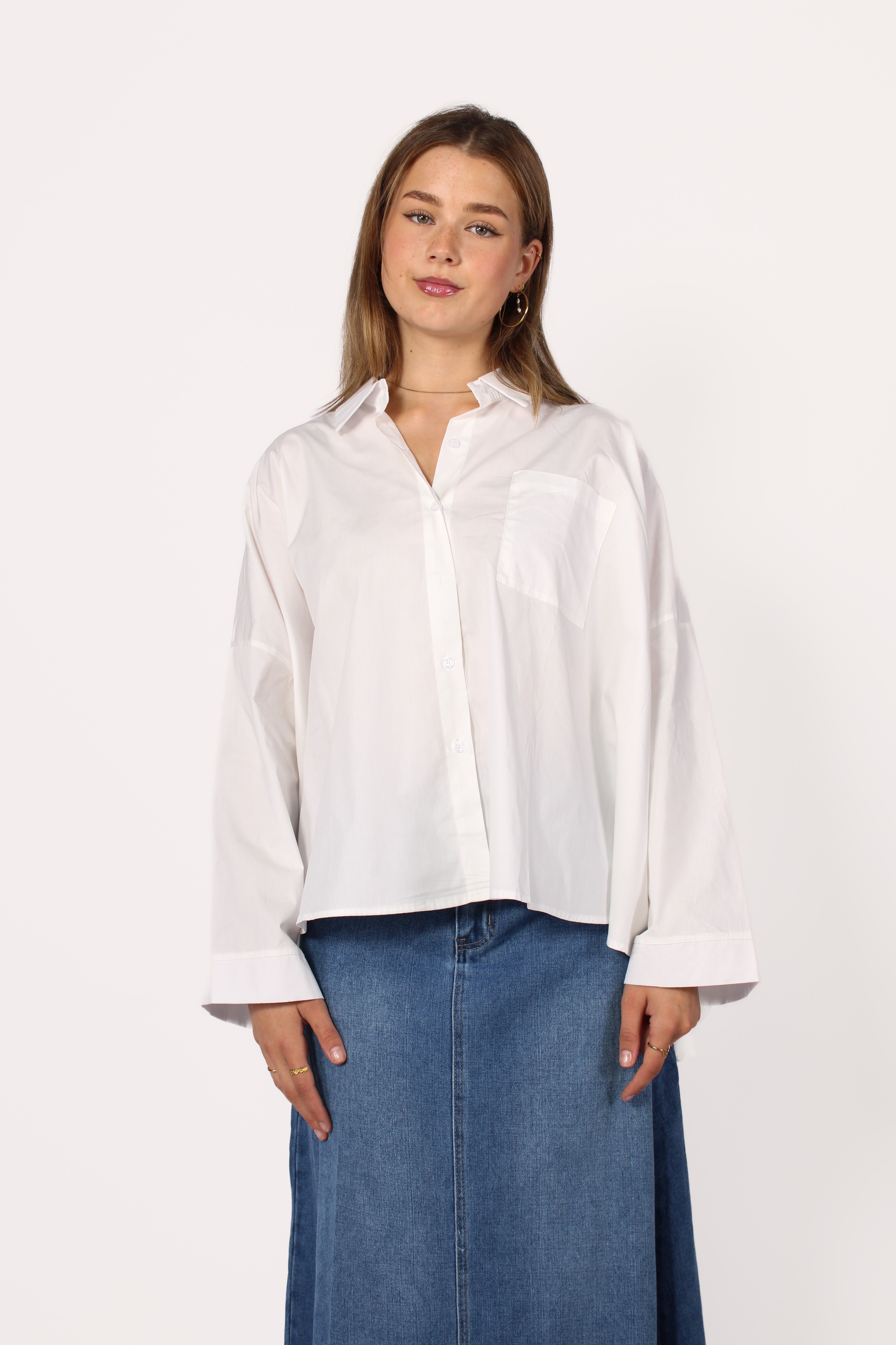 NURA BLOUSE - WHITE