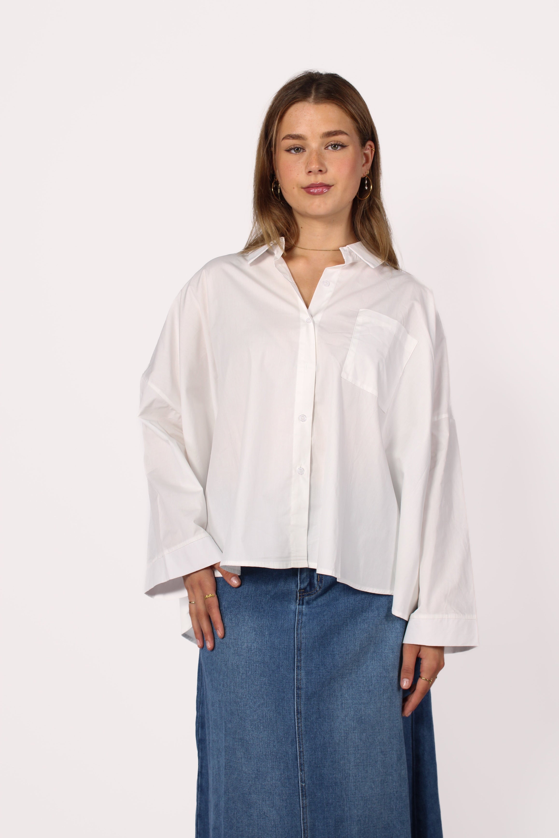NURA BLOUSE - WHITE
