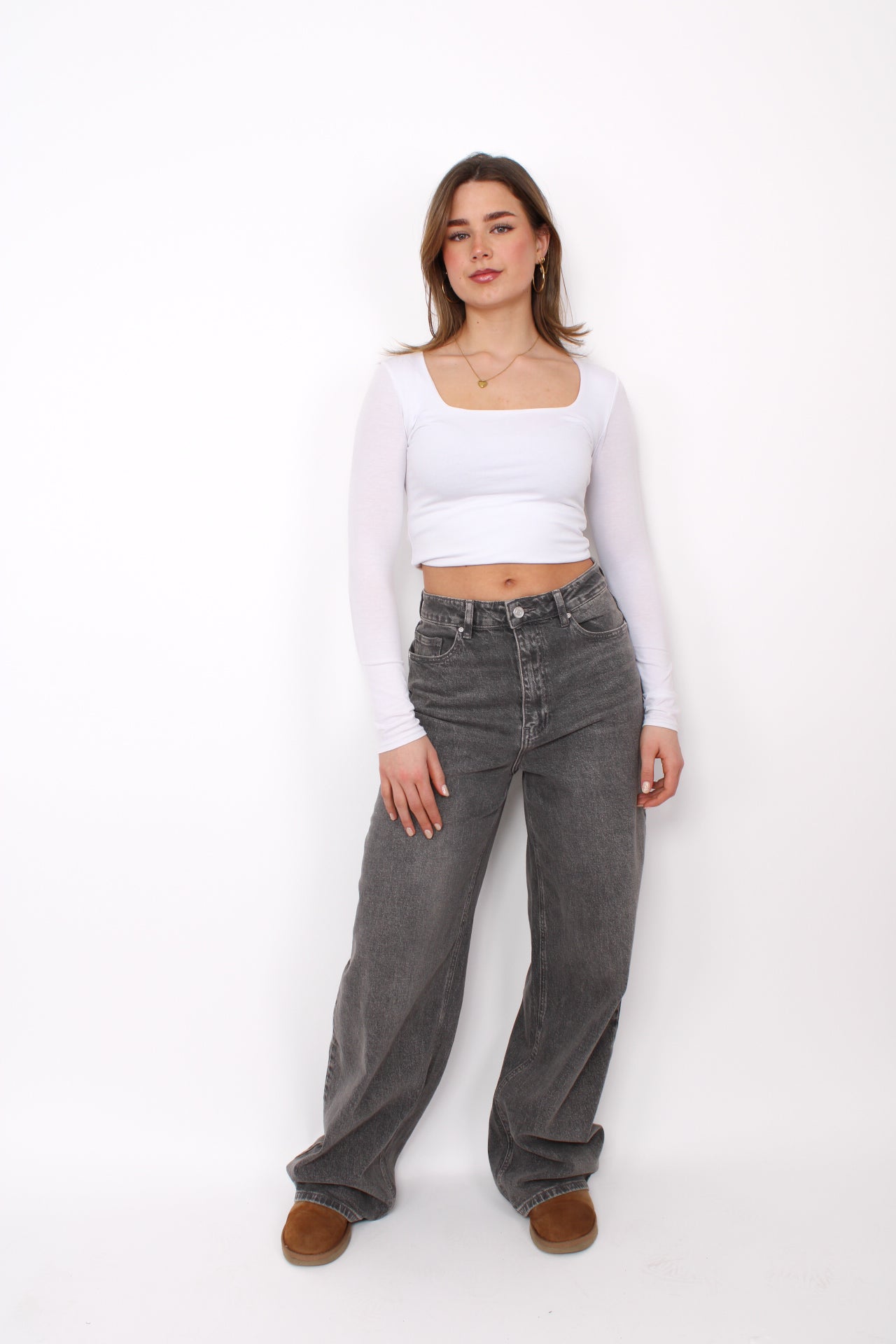 ''TALL'' BAGGY JEANS 3855 - GREY