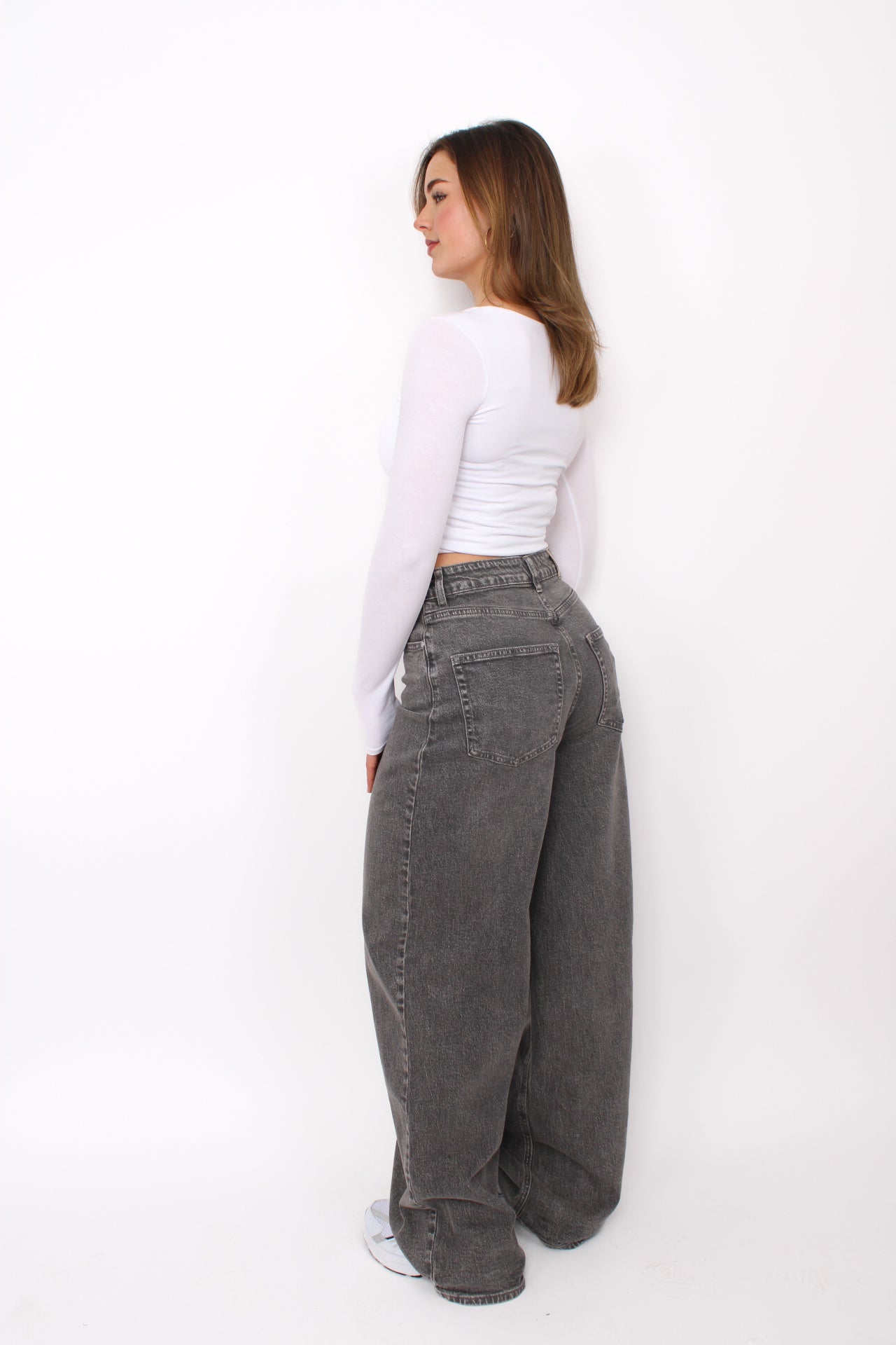 ''TALL'' BAGGY JEANS 3855 - GREY