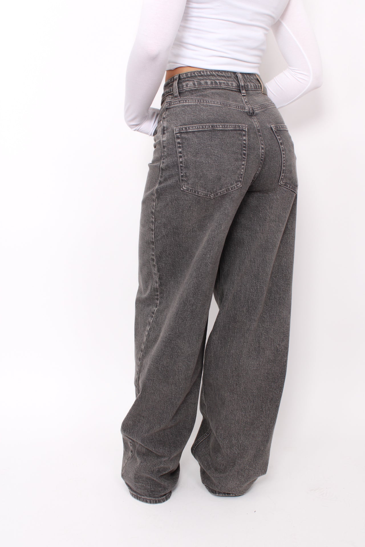 ''TALL'' BAGGY JEANS 3855 - GREY