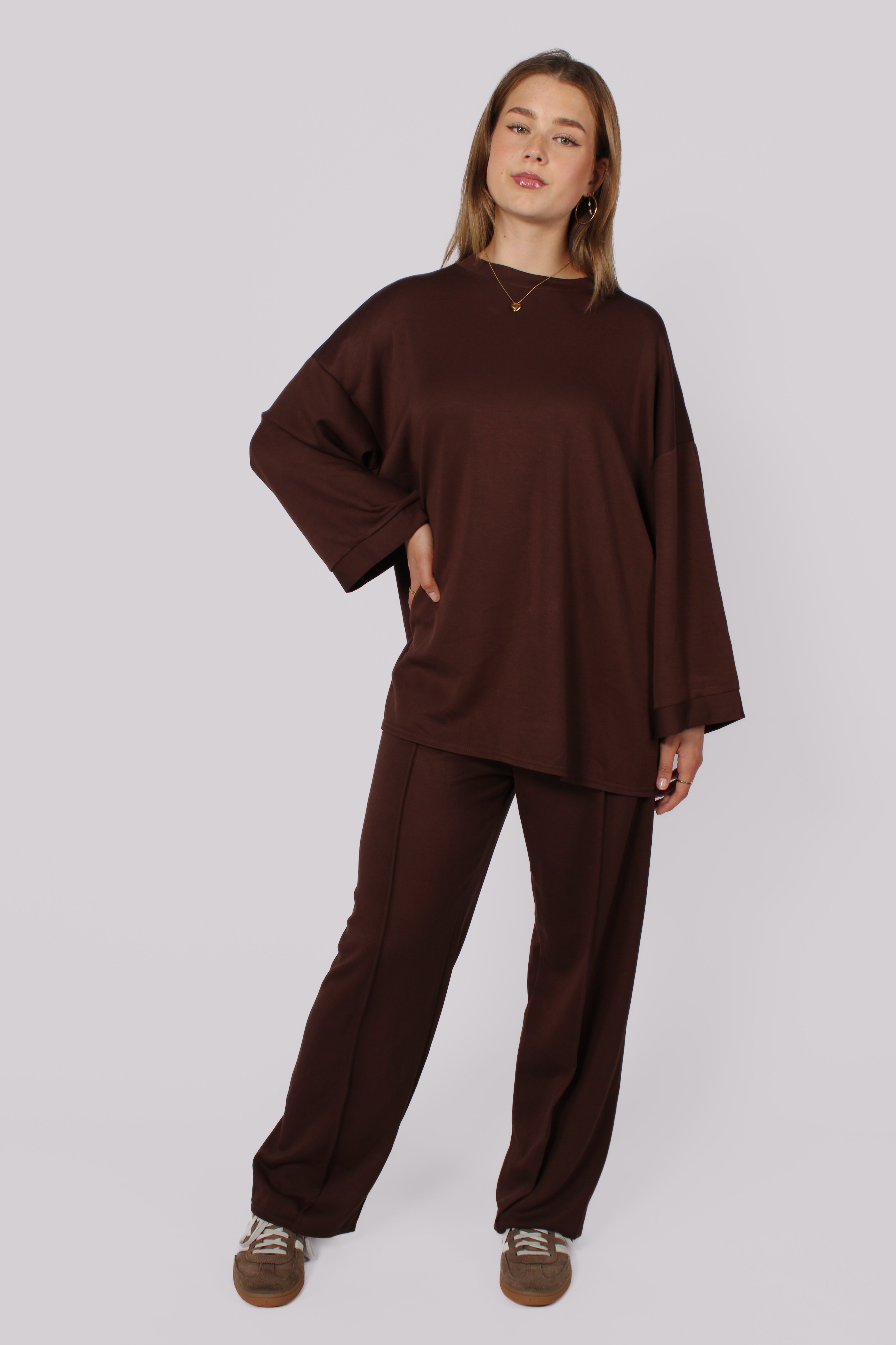 HANA COMFY SET - DARK BROWN