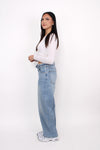 FOLDED WAIST JEANS 6062 - DENIM