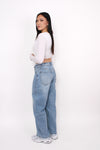 FOLDED WAIST JEANS 6062 - DENIM