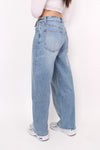 FOLDED WAIST JEANS 6062 - DENIM