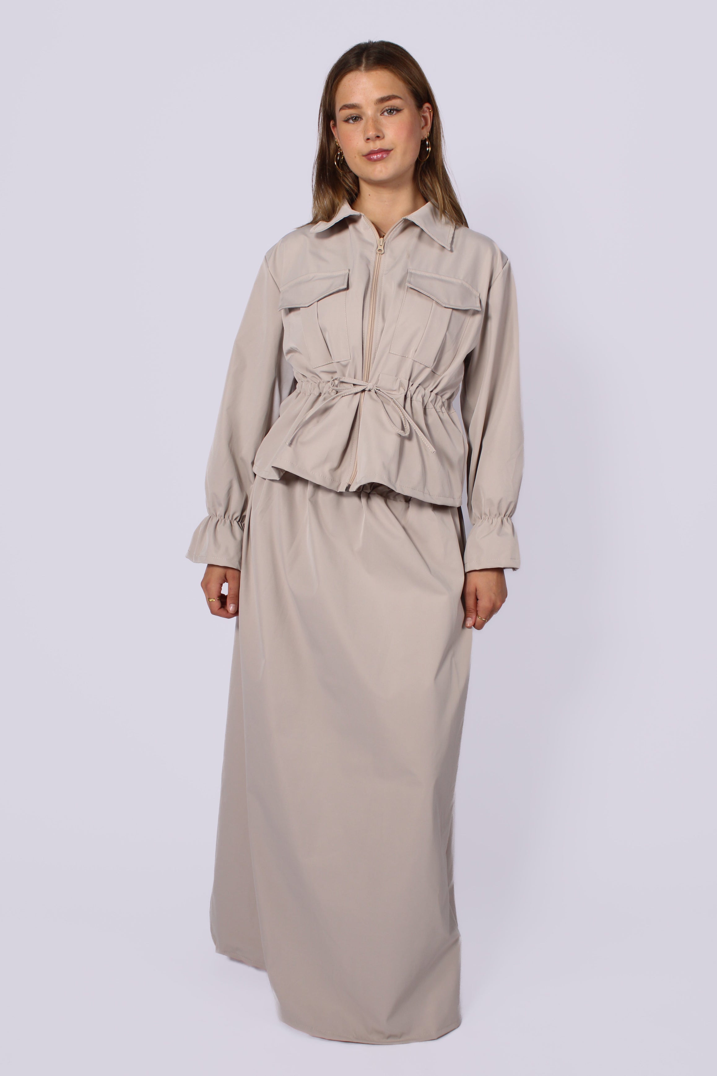 TRENCH SET - BEIGE