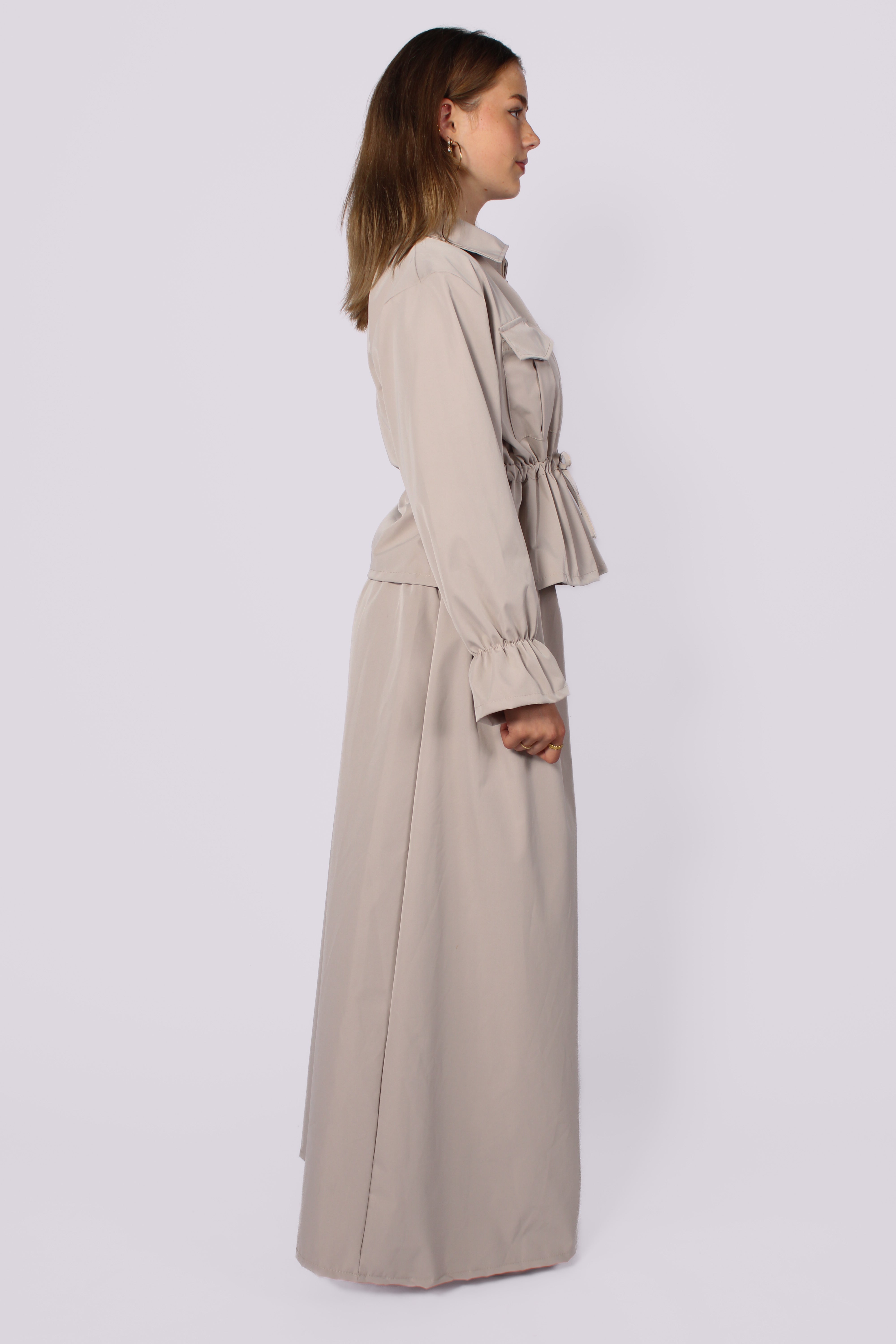 TRENCH SET - BEIGE