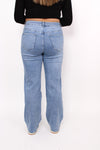 ''PLUSSIZE'' WIDE LEG JEANS 205-3 - DENIM