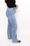 ''PLUSSIZE'' WIDE LEG JEANS 205-3 - DENIM