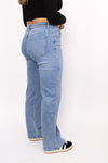 ''PLUSSIZE'' WIDE LEG JEANS 205-3 - DENIM