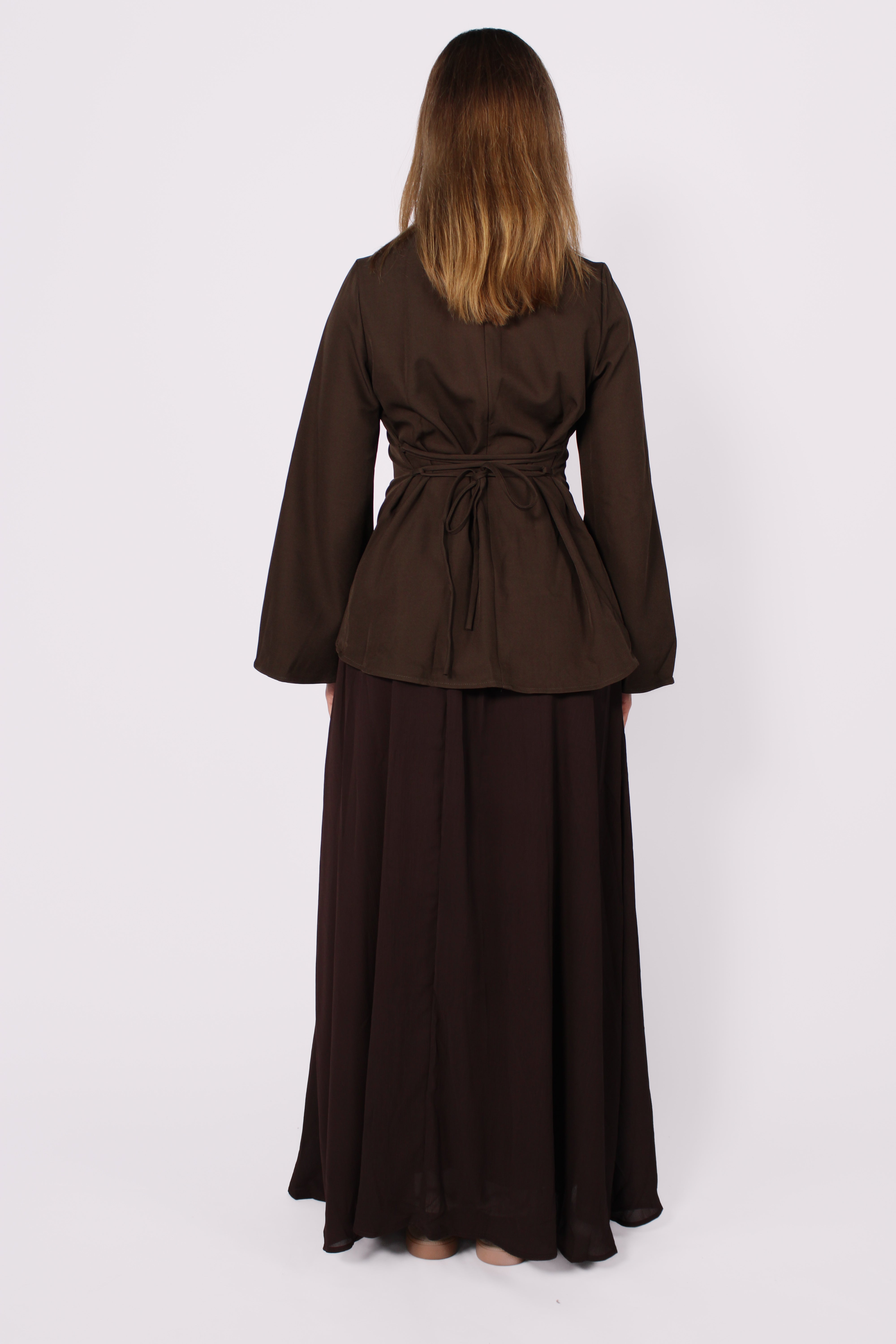 ELEGANT FLOW SET - DARK BROWN