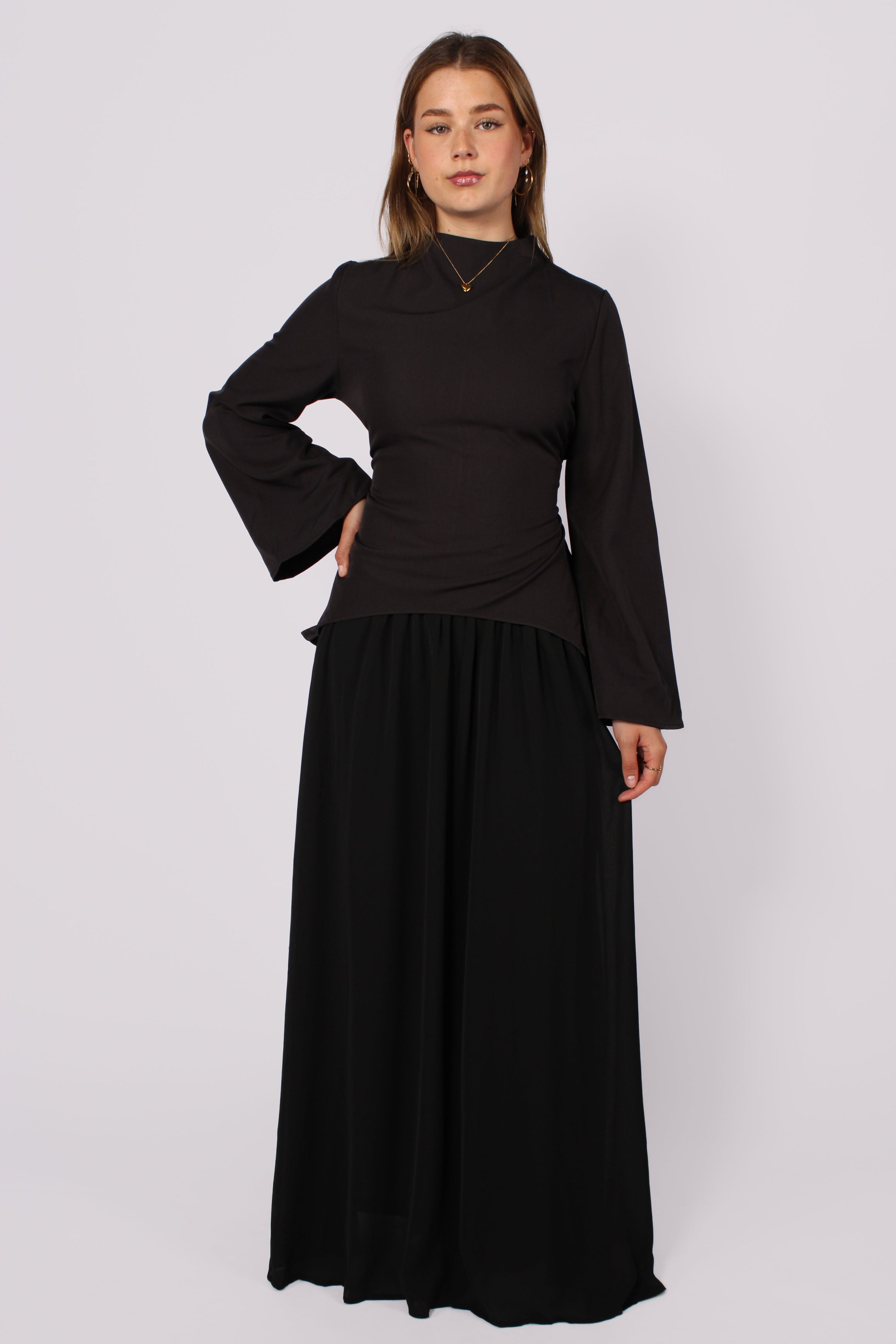 ELEGANT FLOW SET - BLACK