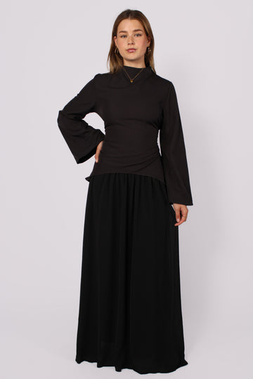 ELEGANT FLOW SET - BLACK