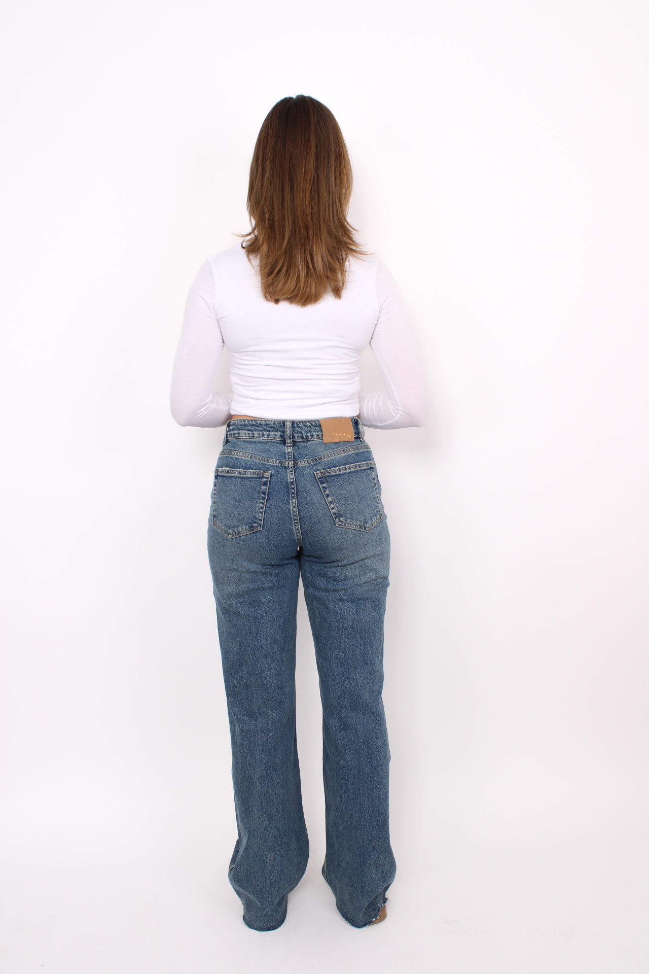 ''TALL'' WIDE LEG JEANS 3636-21 - MID VINTAGE DENIM