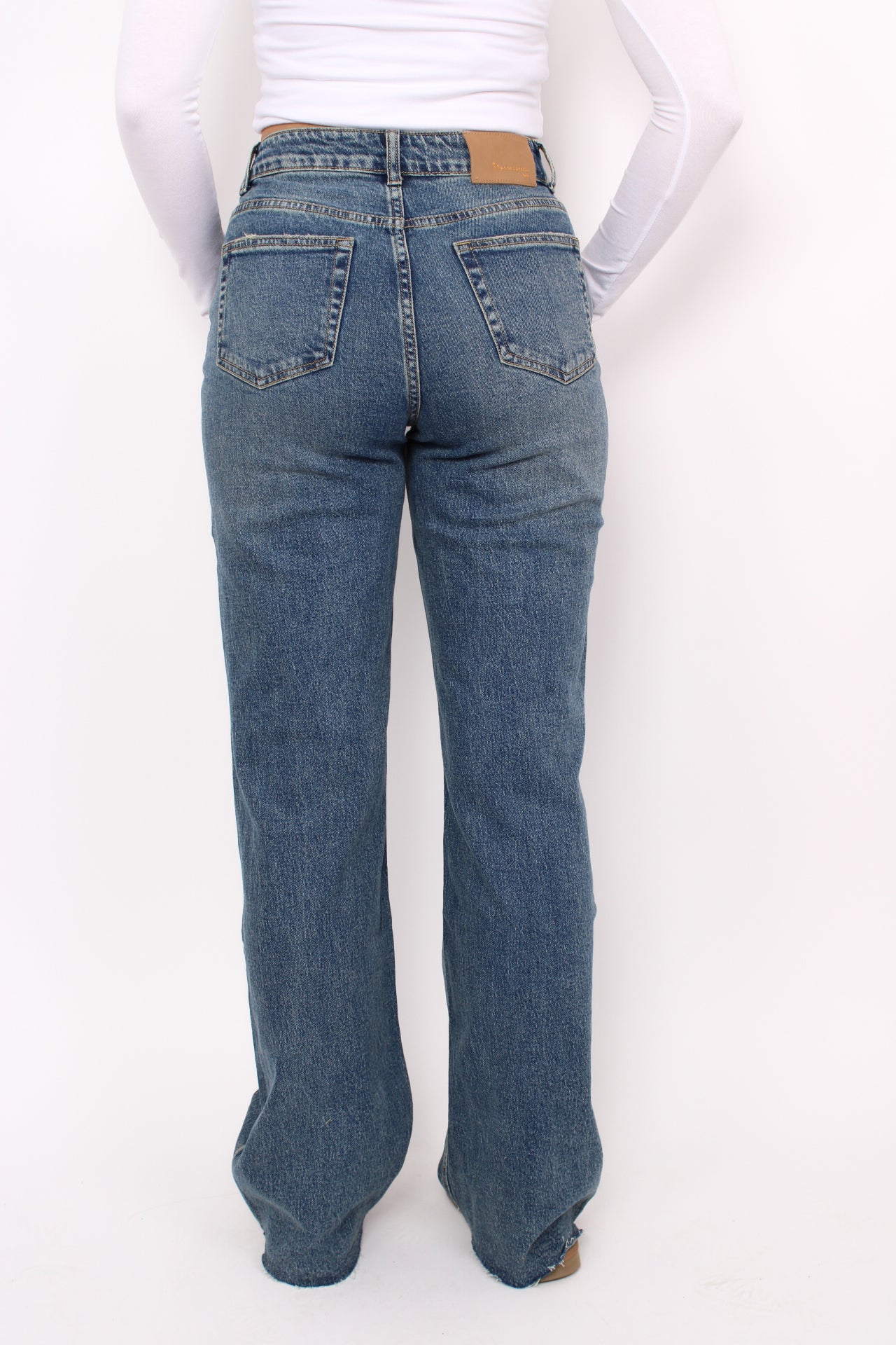 ''TALL'' WIDE LEG JEANS 3636-21 - MID VINTAGE DENIM