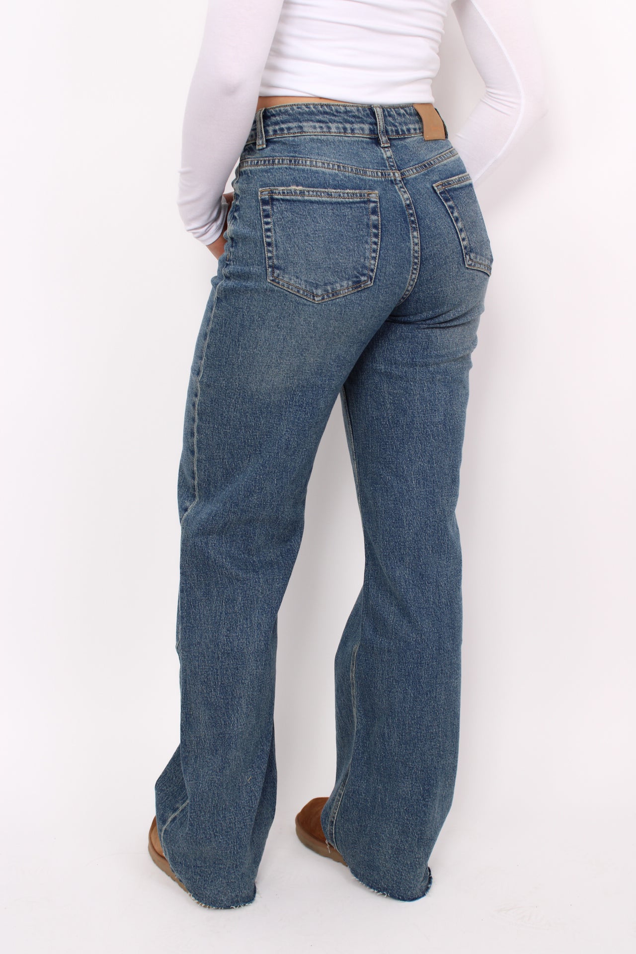 ''TALL'' WIDE LEG JEANS 3636-21 - MID VINTAGE DENIM