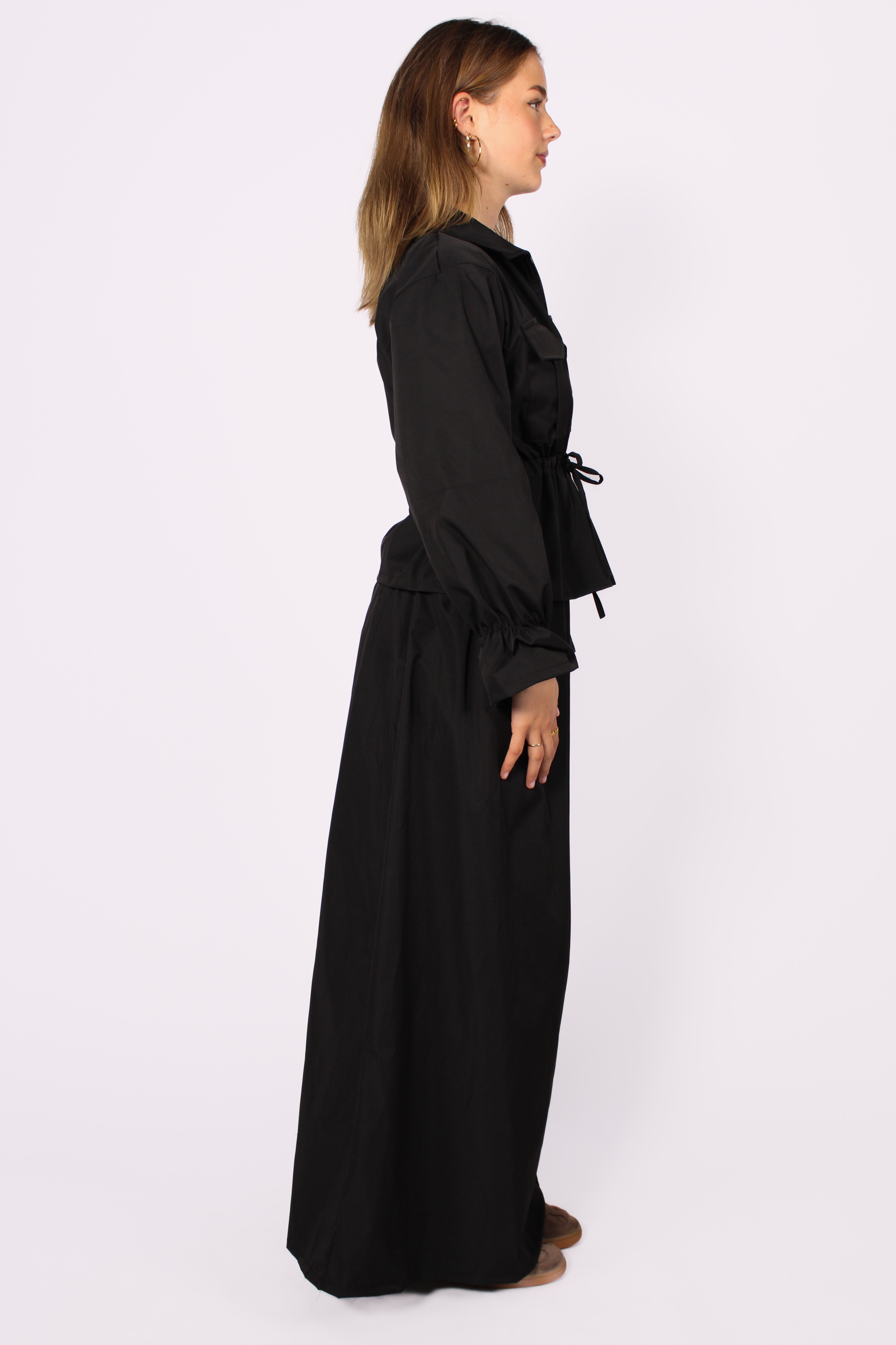 TRENCH SET - BLACK