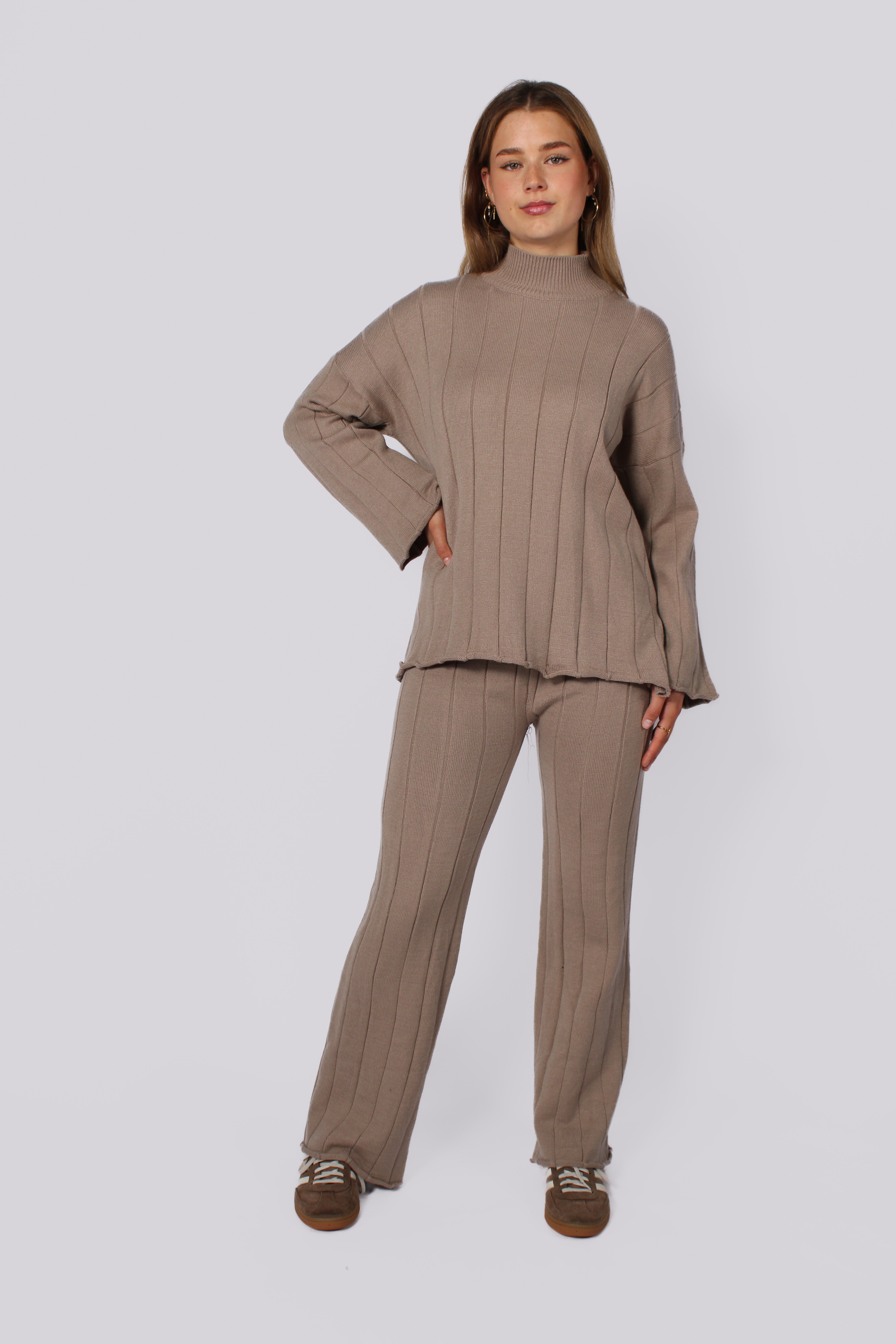 COZY RIB SET - BEIGE
