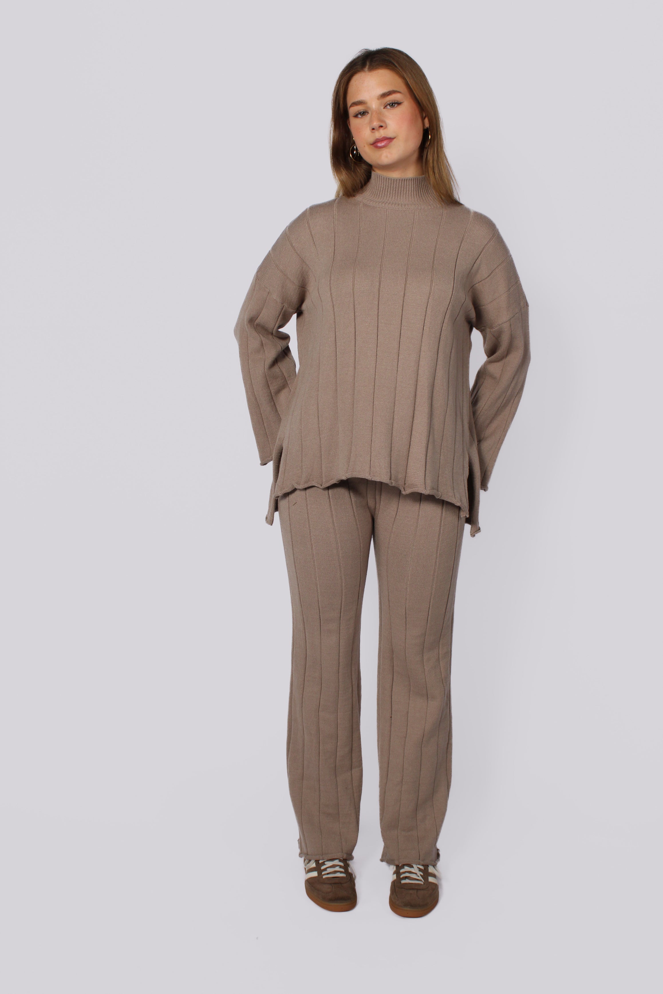 COZY RIB SET - BEIGE
