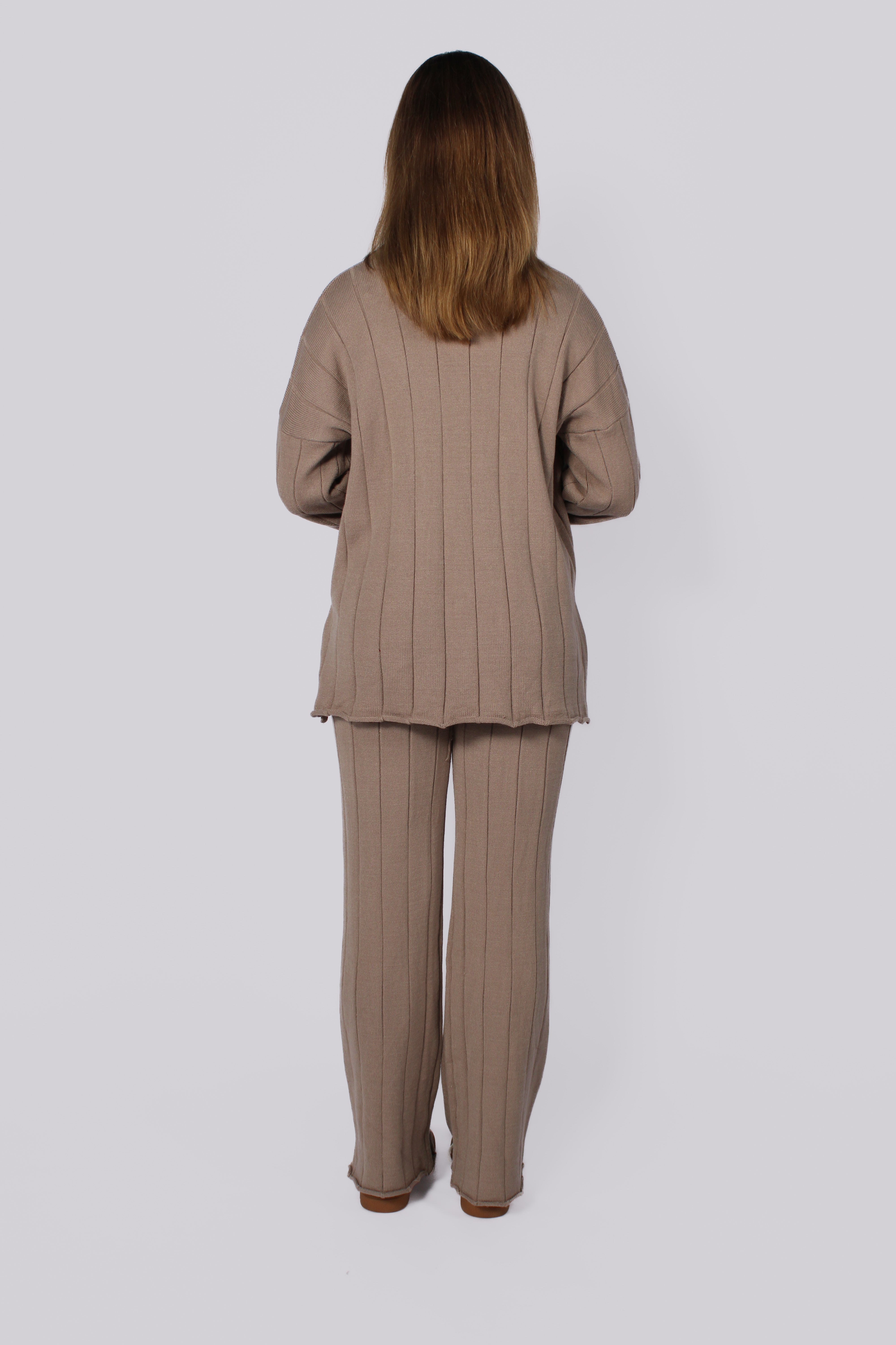 COZY RIB SET - BEIGE