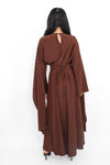 HUDA DRESS - BROWN